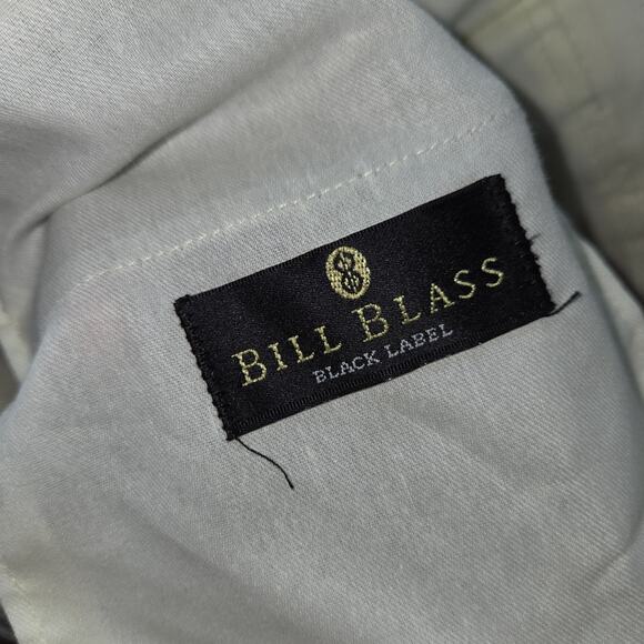 Vintage Bill Blass Pants Mens 36x30 Gray Linen Made In Italy Dress Pant Pleated - Picture 14 of 14